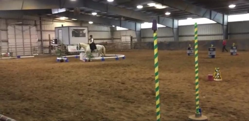 The Keep Stables working equitation group visited a clinic in Virginia to school ease of handling